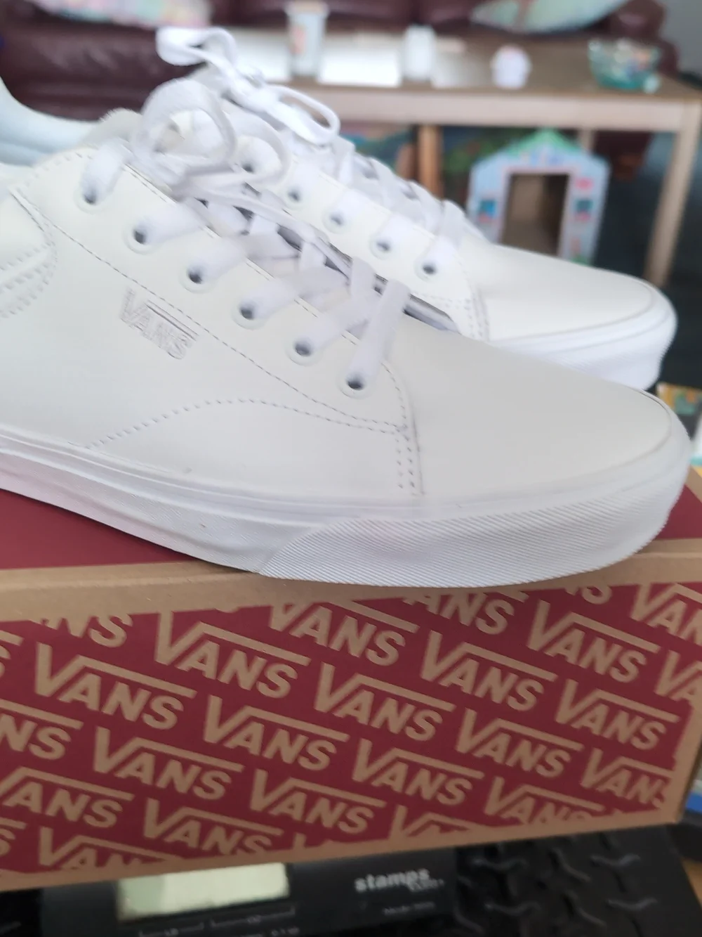 Vans Women's White Low-Top Sneakers 10.5 NWT